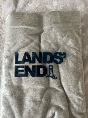 Lands' End Heather Gray Wonen’s Ankle Sweatpants